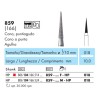 Fresa de Diamante NTI Cono Agudo HP Grano Medio