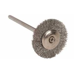 Cepillo de Cerdas de Alambre de Plata